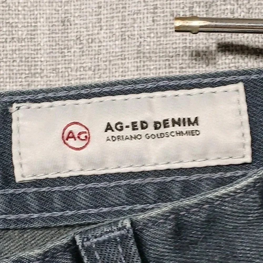 AG-ed Mens Denim Jeans The Everett Slim Straight Leg SZ 31x28 Med Wash Classic‎